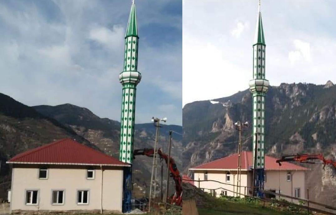 ayrlk Camimizin Minaresi Tamam